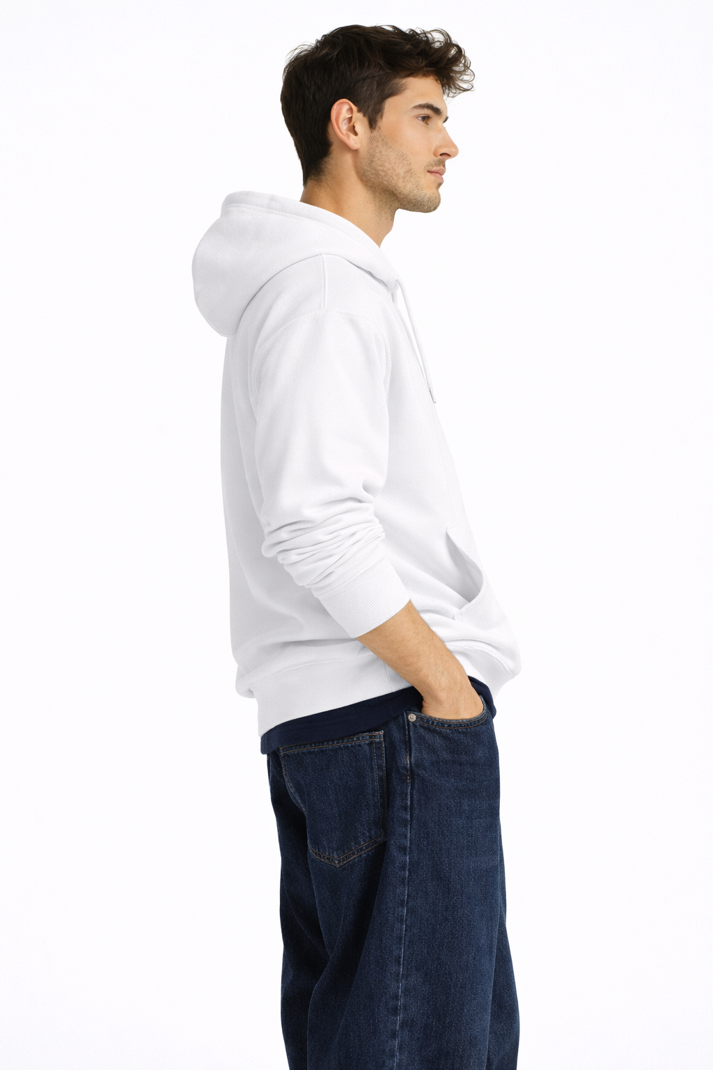 Drawstring Fleece Hoodie