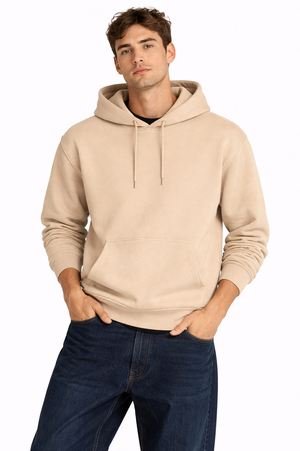 Drawstring Fleece Hoodie