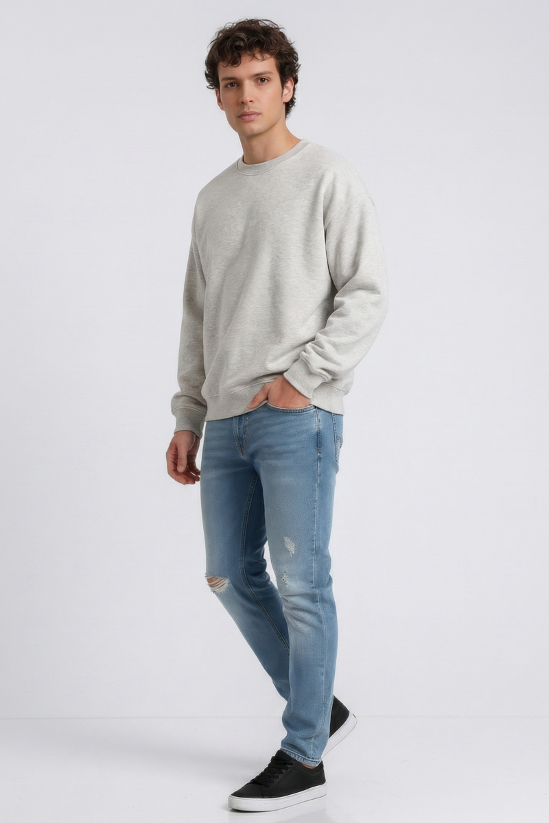 Fleece Crew Neck Pullover