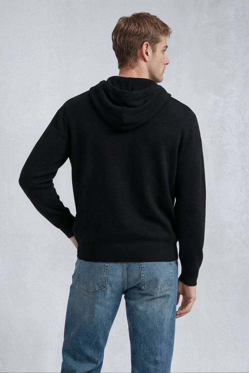 Knit Hoodie Sweater
