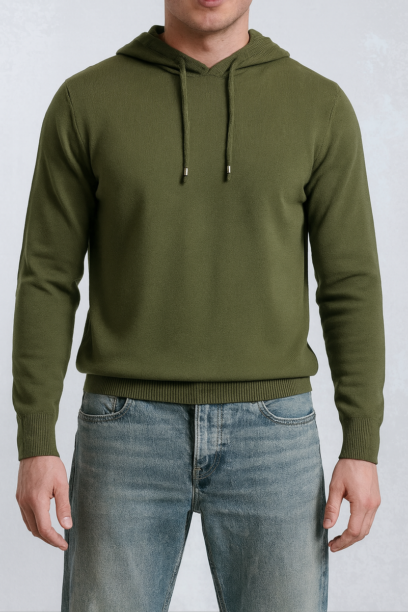 Knit Hoodie Sweater