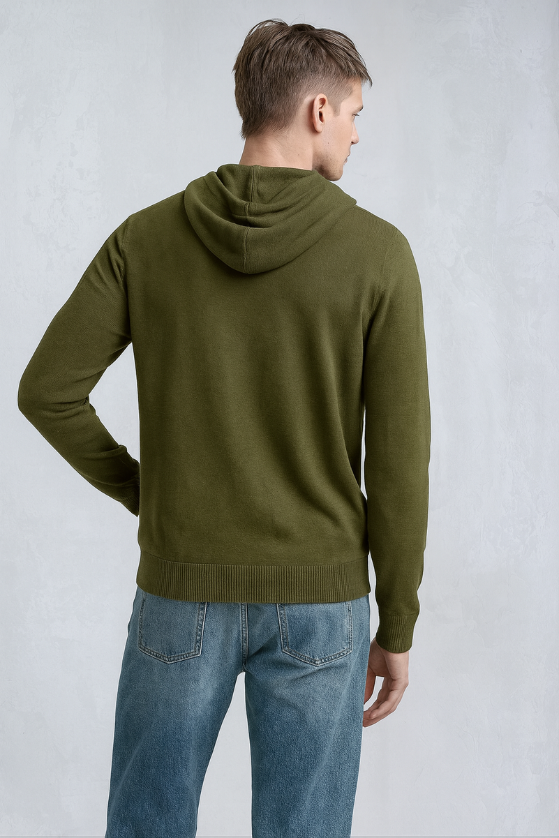 Knit Hoodie Sweater