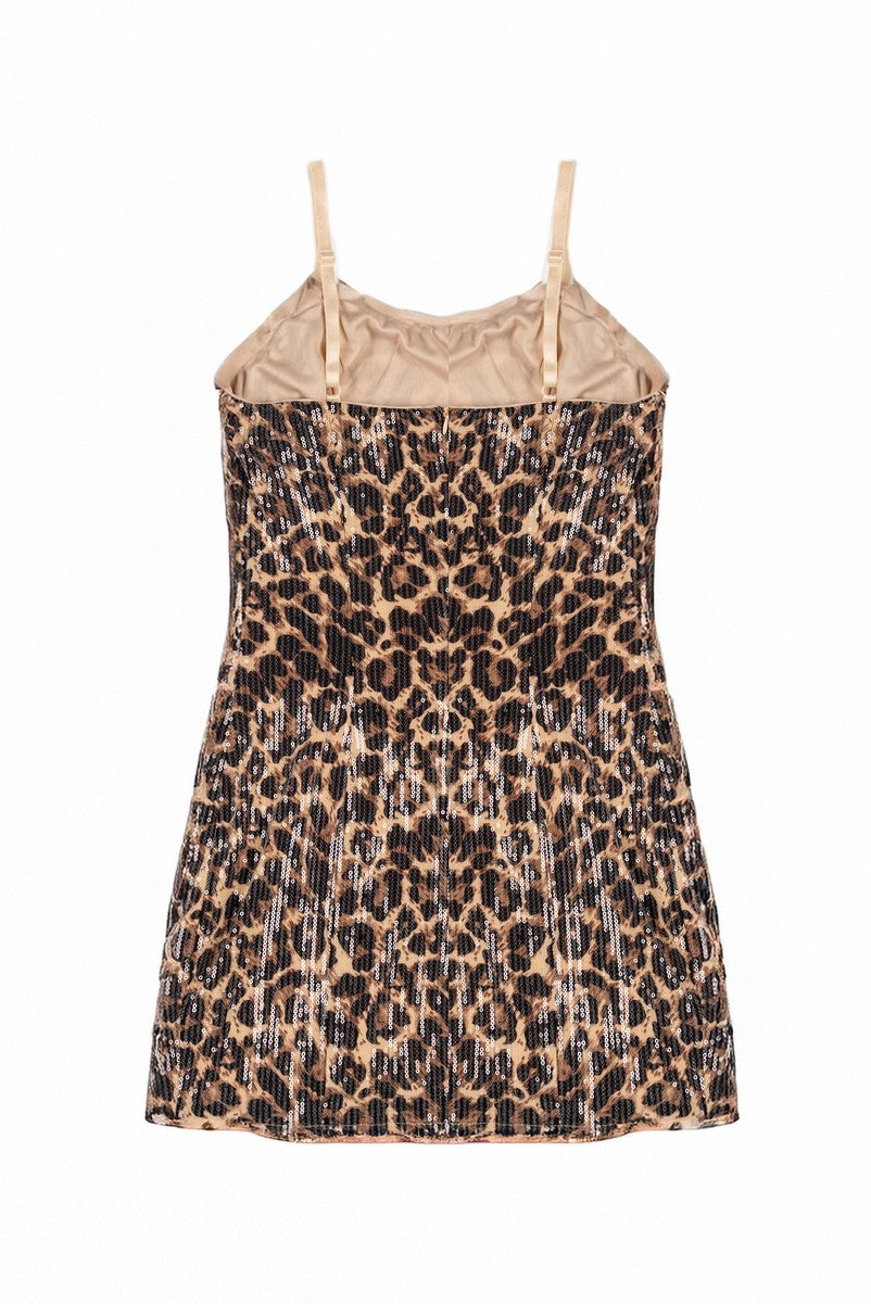Leopard Print Mini Dress