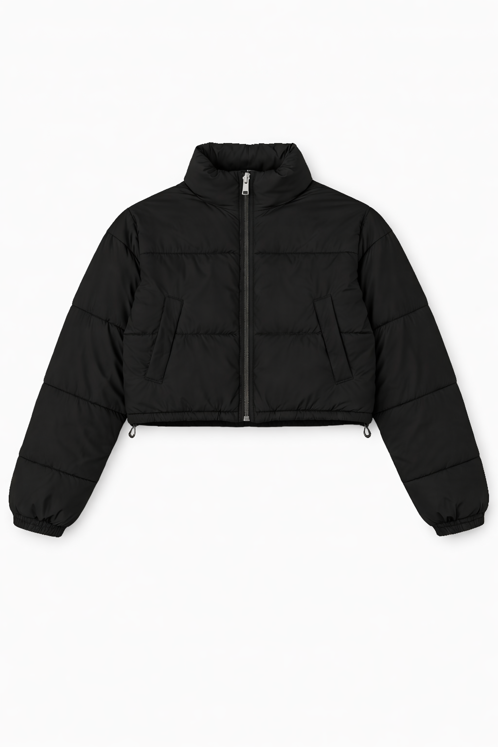 Cropped Quilted Puffer Jacket