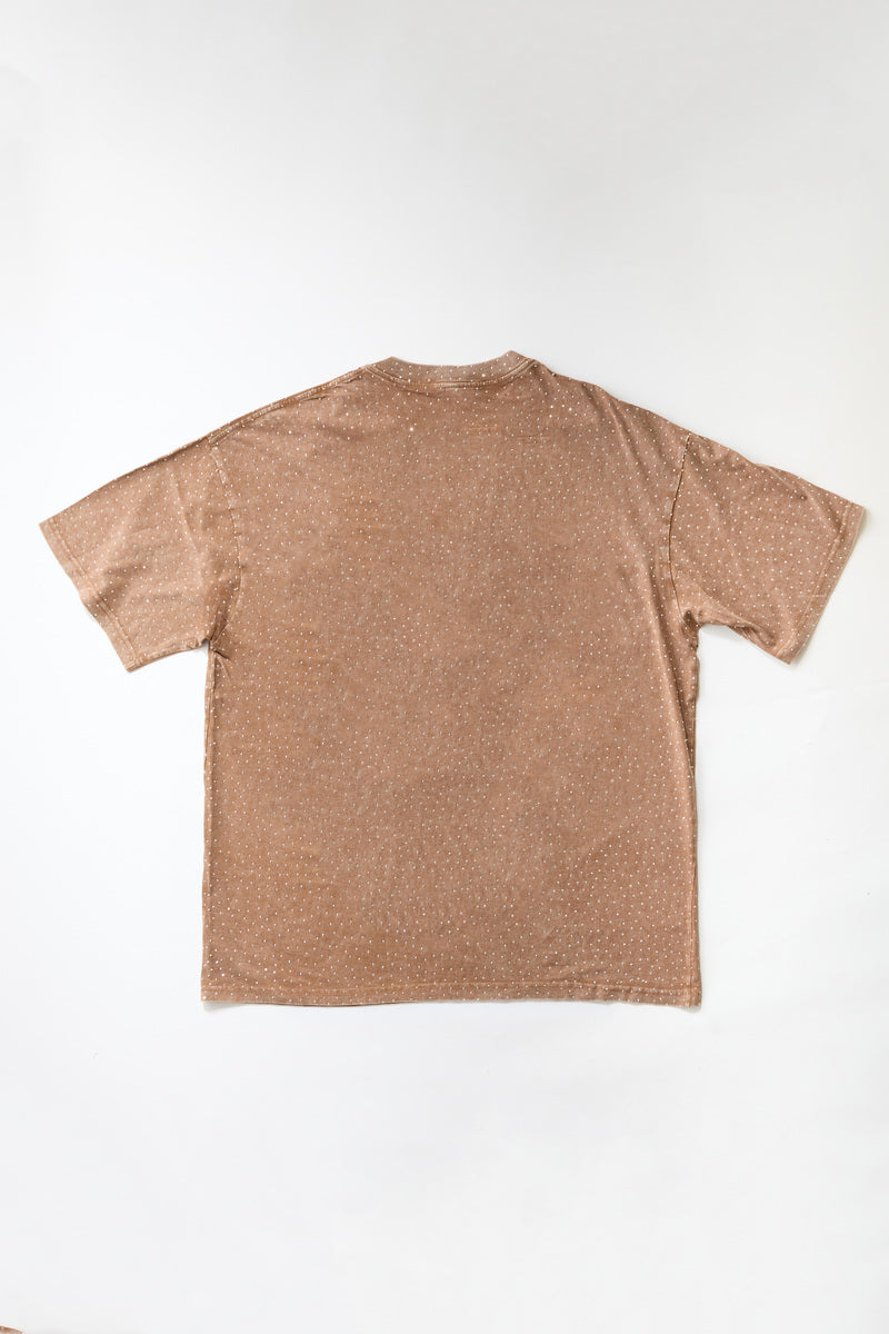 Studded Cotton Crew Tee