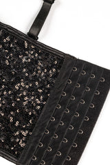 Sequin Bustier Sleeveless Top