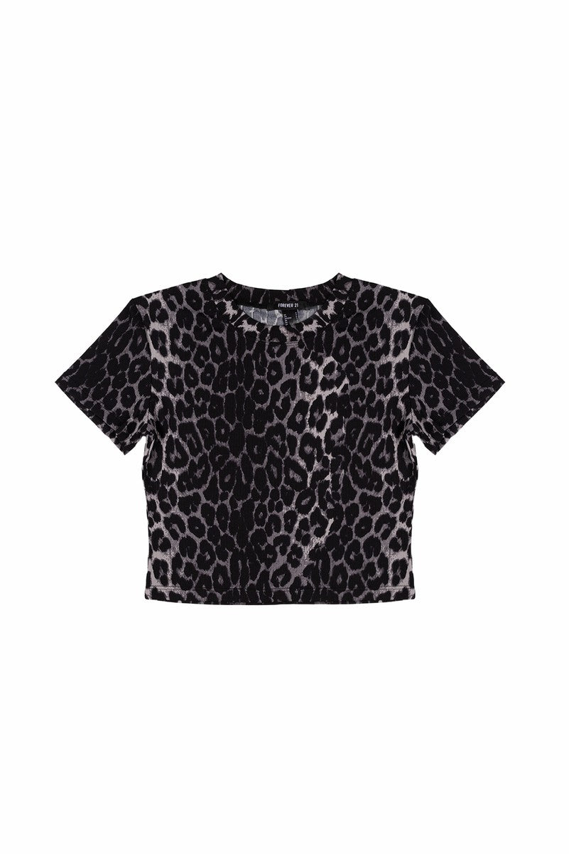 Leopard Print Baby Tee