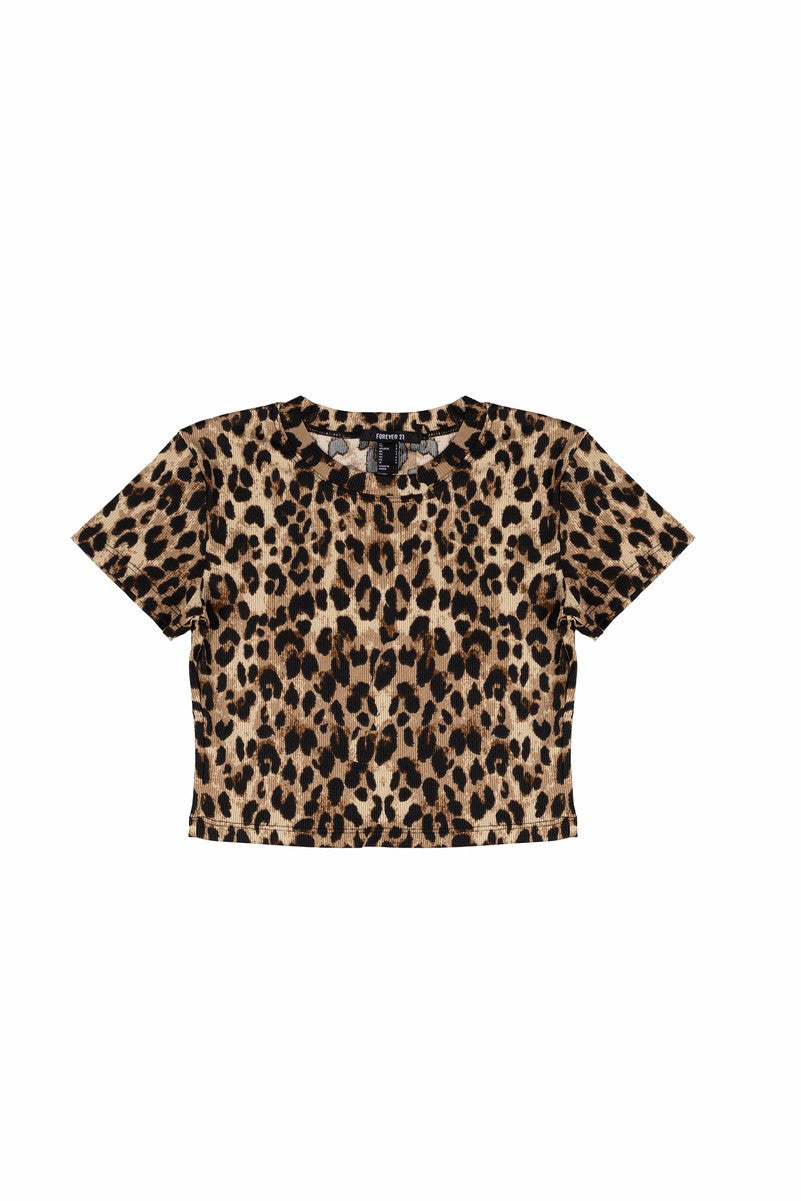 Leopard Print Baby Tee