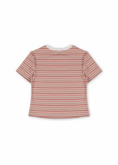 Rib-Knit Striped Baby Tee