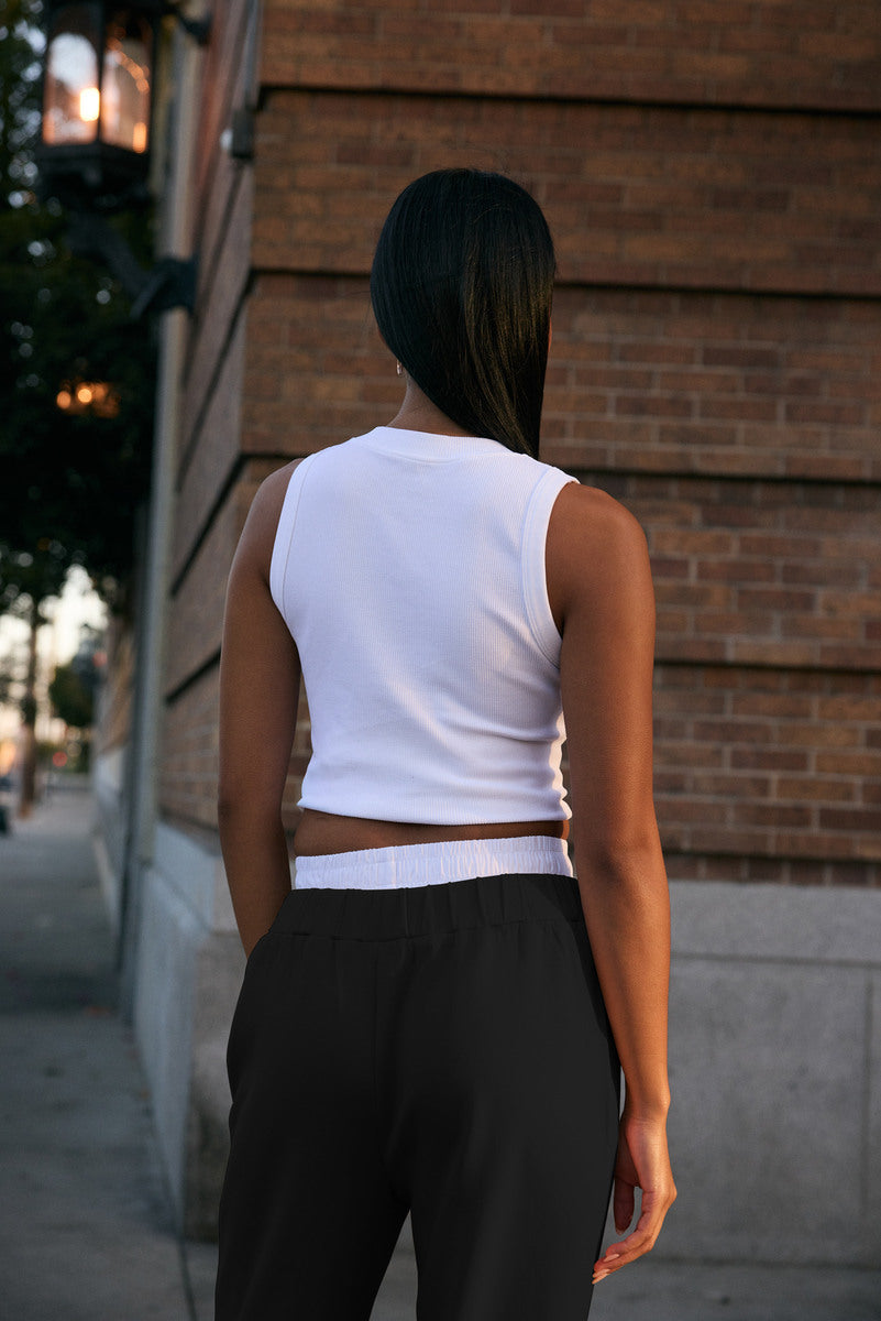 Ponte-Knit Straight-Leg Pants