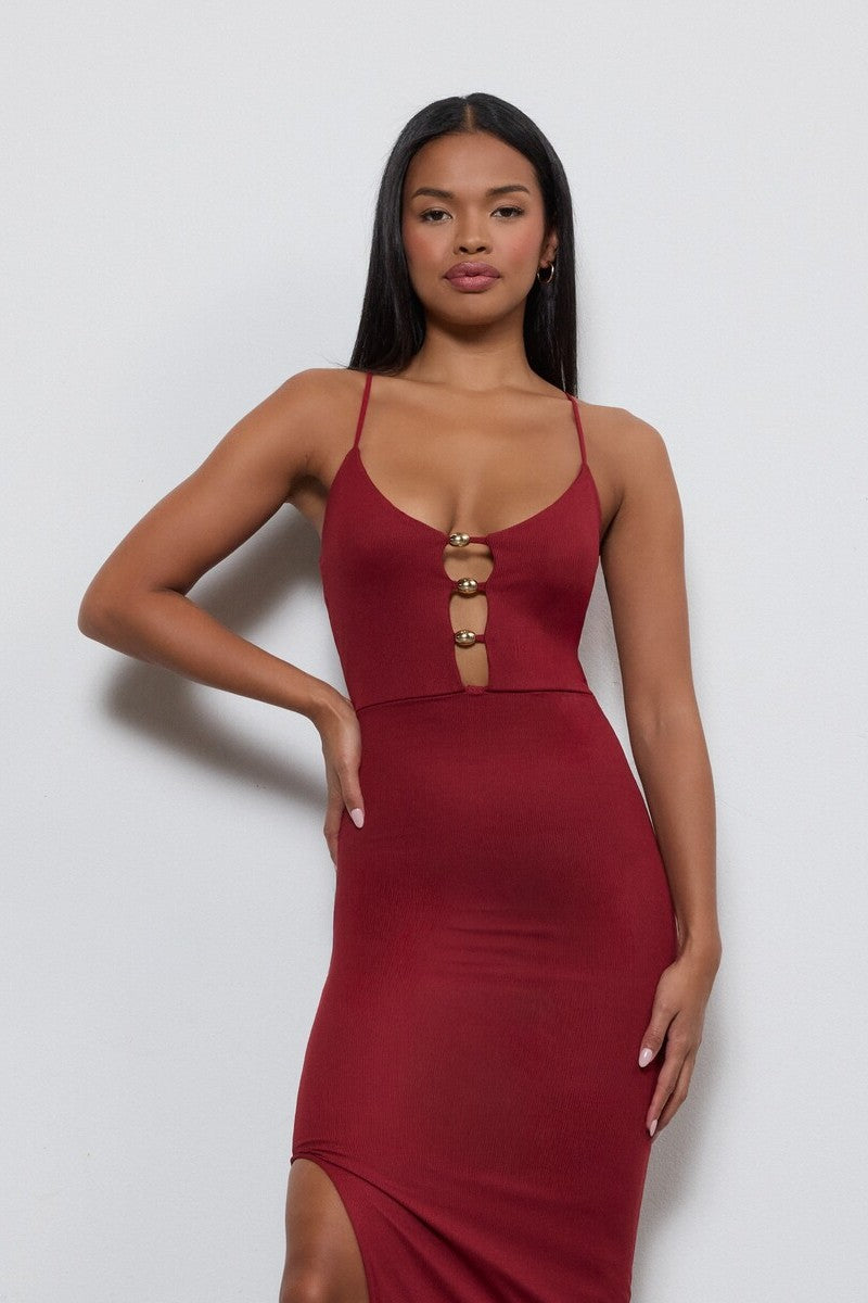 Cutout Cami Maxi Dress