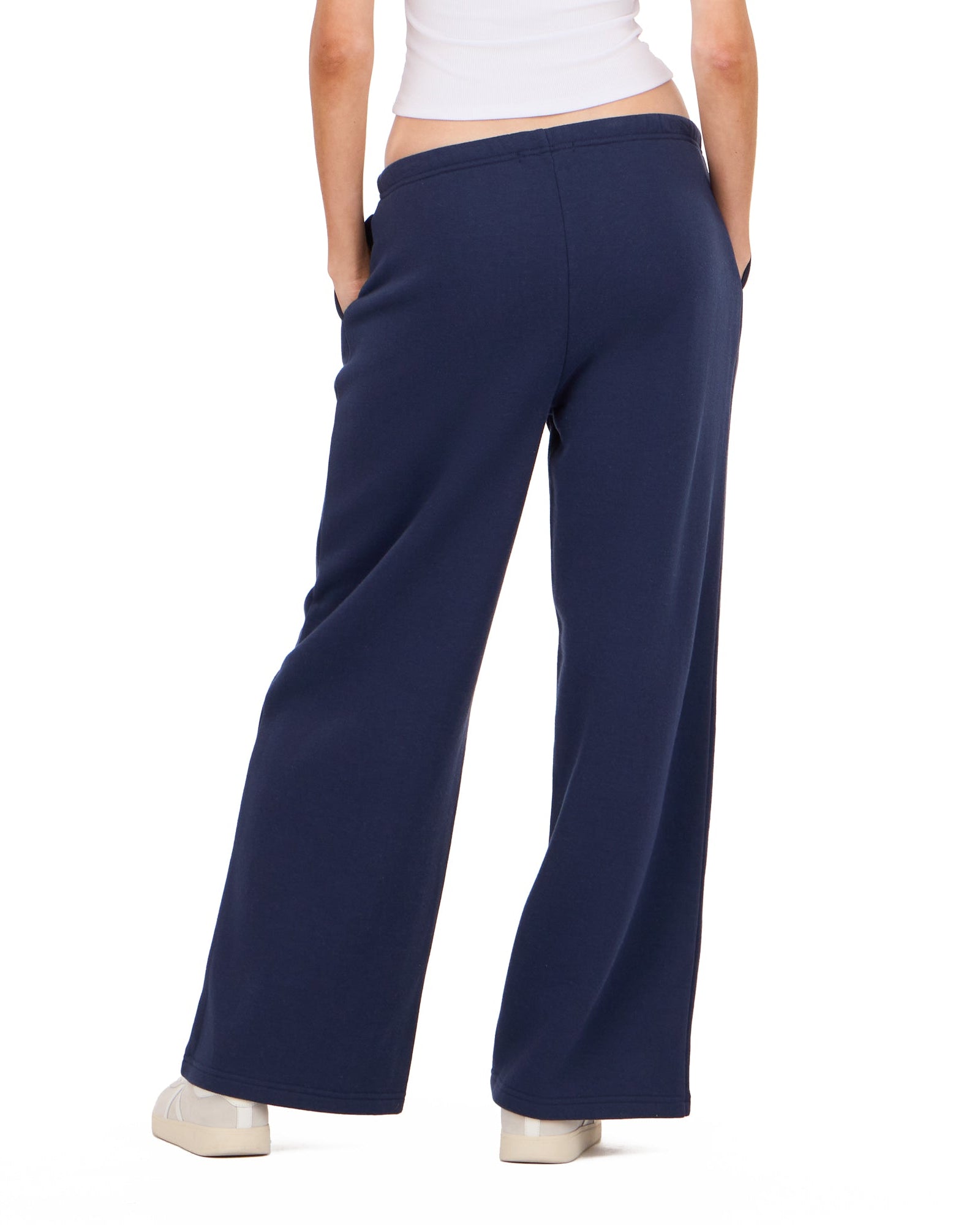 Wide leg floral print sweatpant