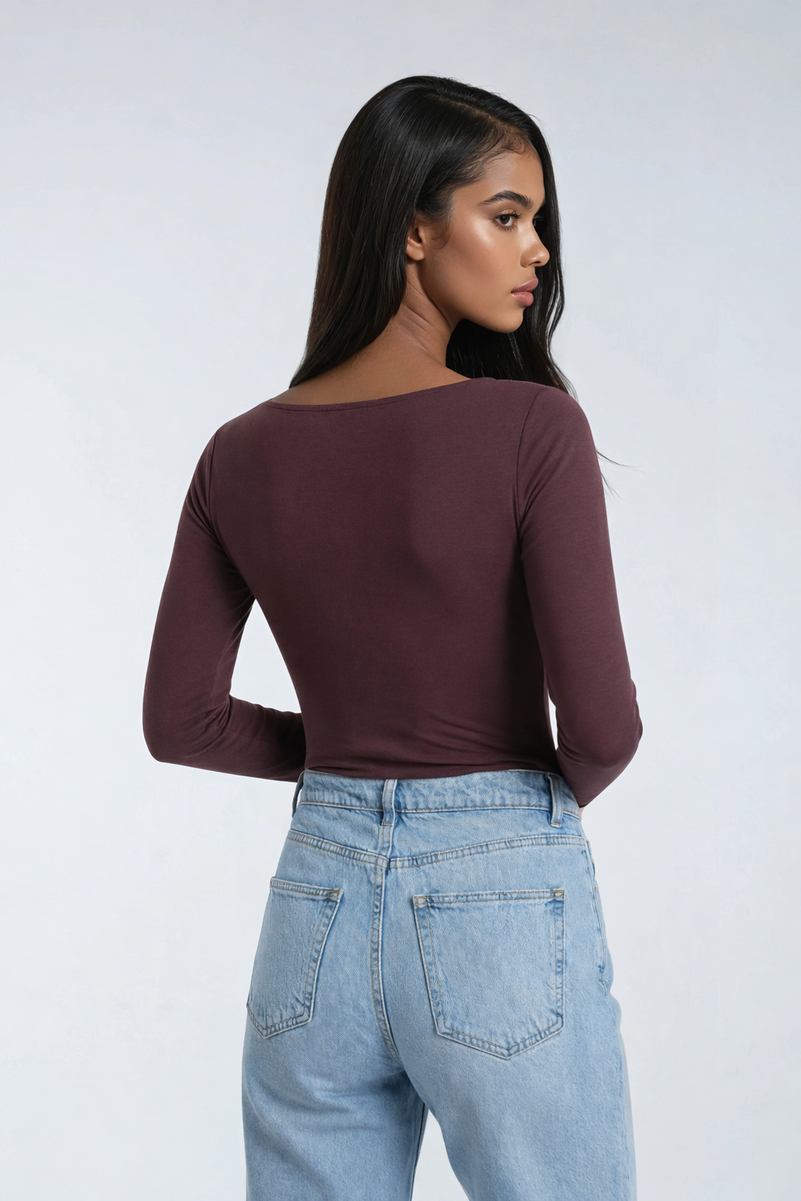 Scoop Neck Bodysuit