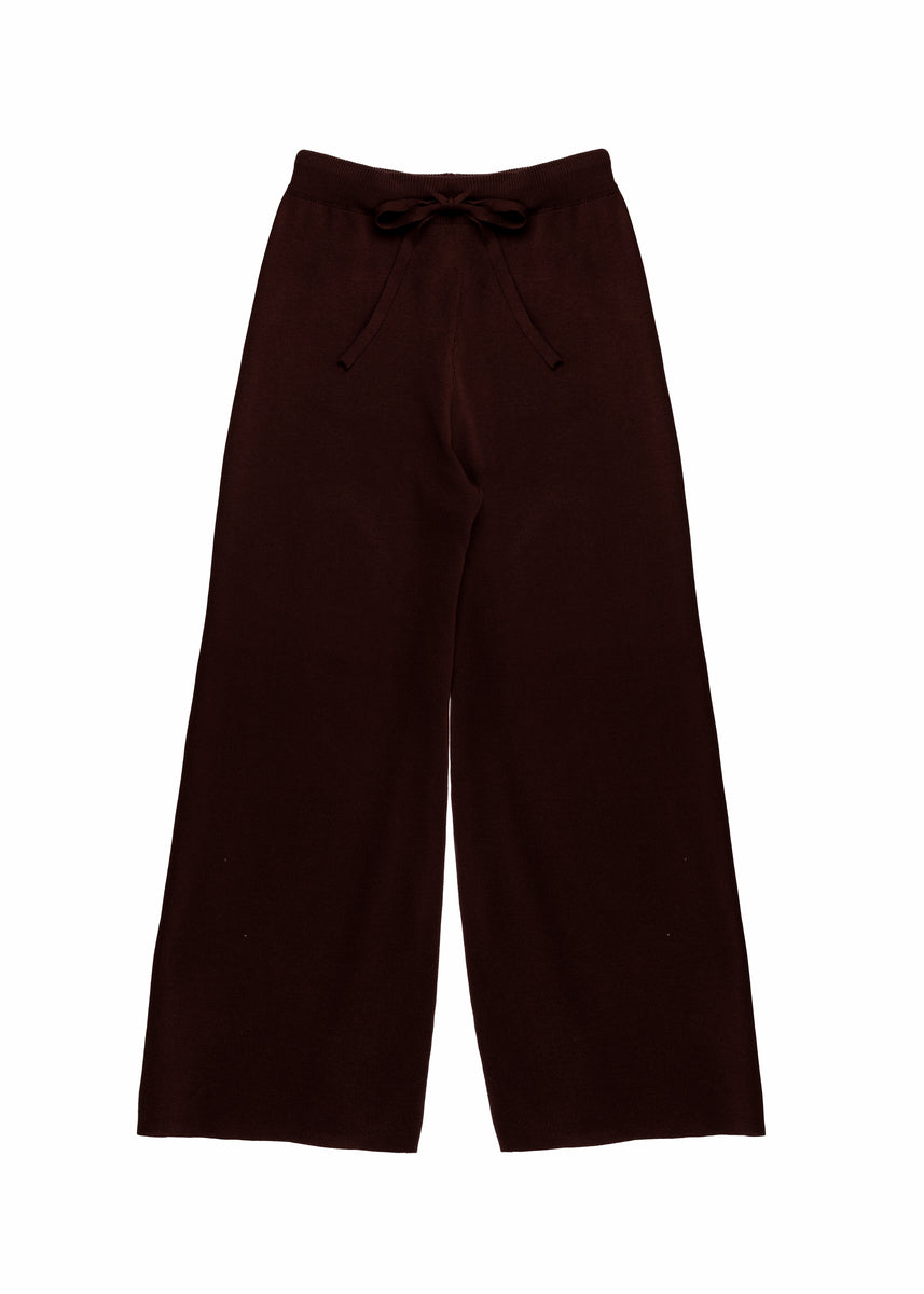 V-Neck Sweater & Wide-Leg Pant Set