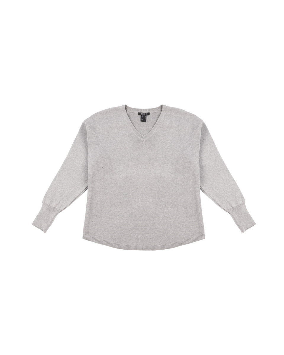 V-Neck Sweater & Wide-Leg Pant Set