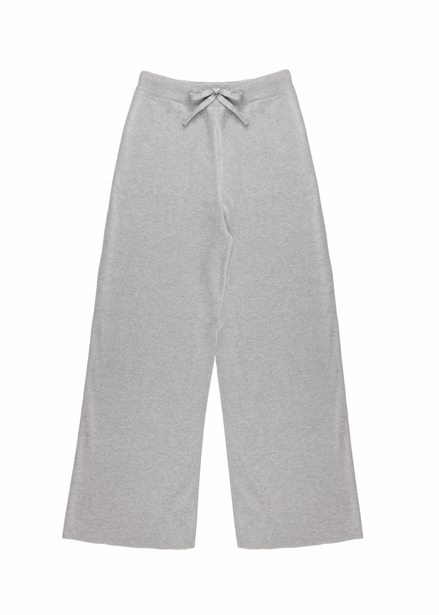 V-Neck Sweater & Wide-Leg Pant Set