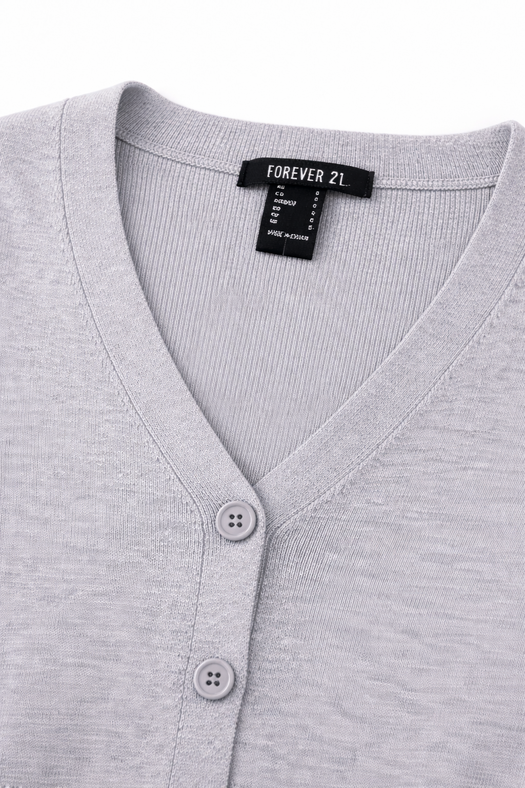 Cropped Knit Button-Front Cardigan