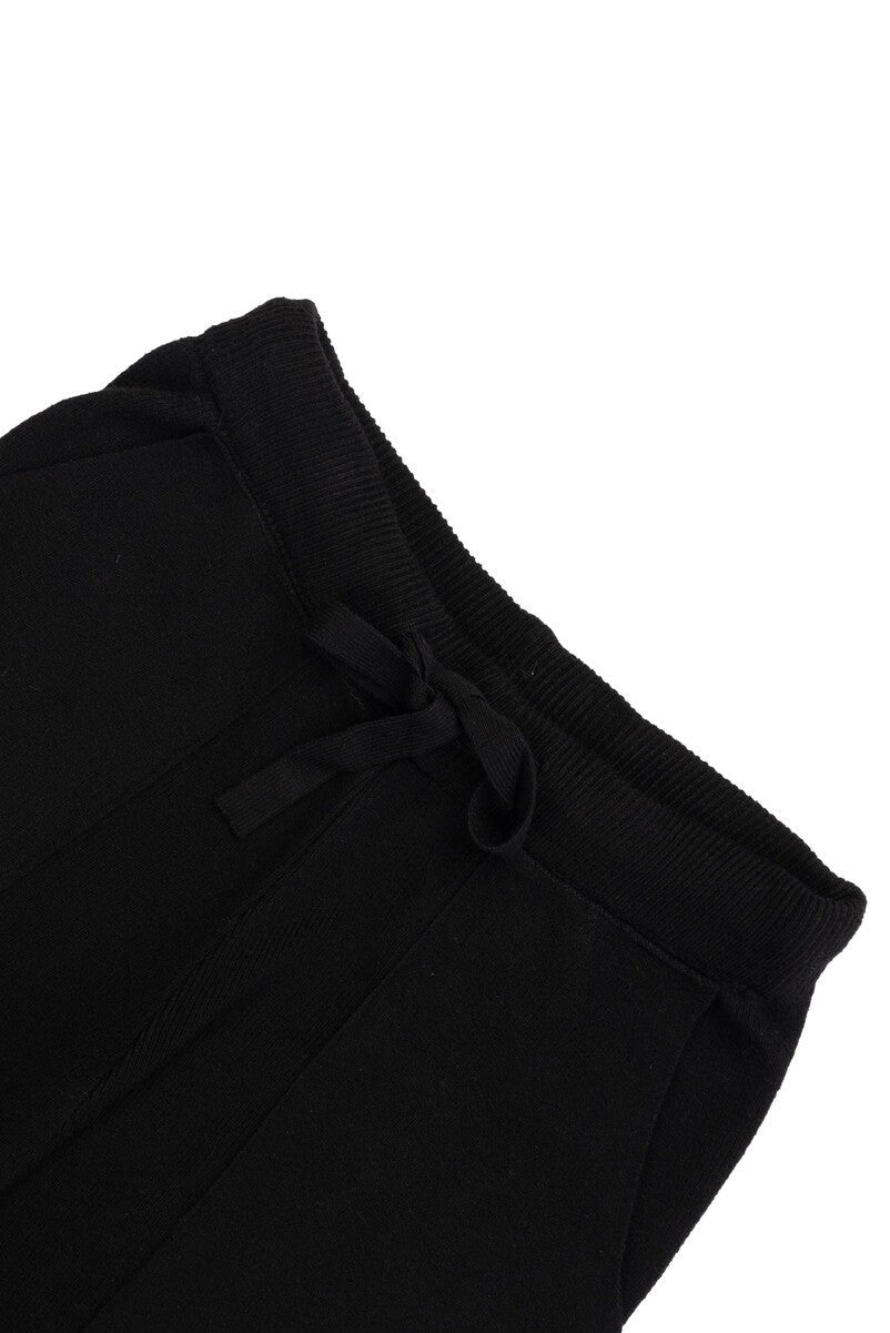 Drawstring Sweater Knit Pants