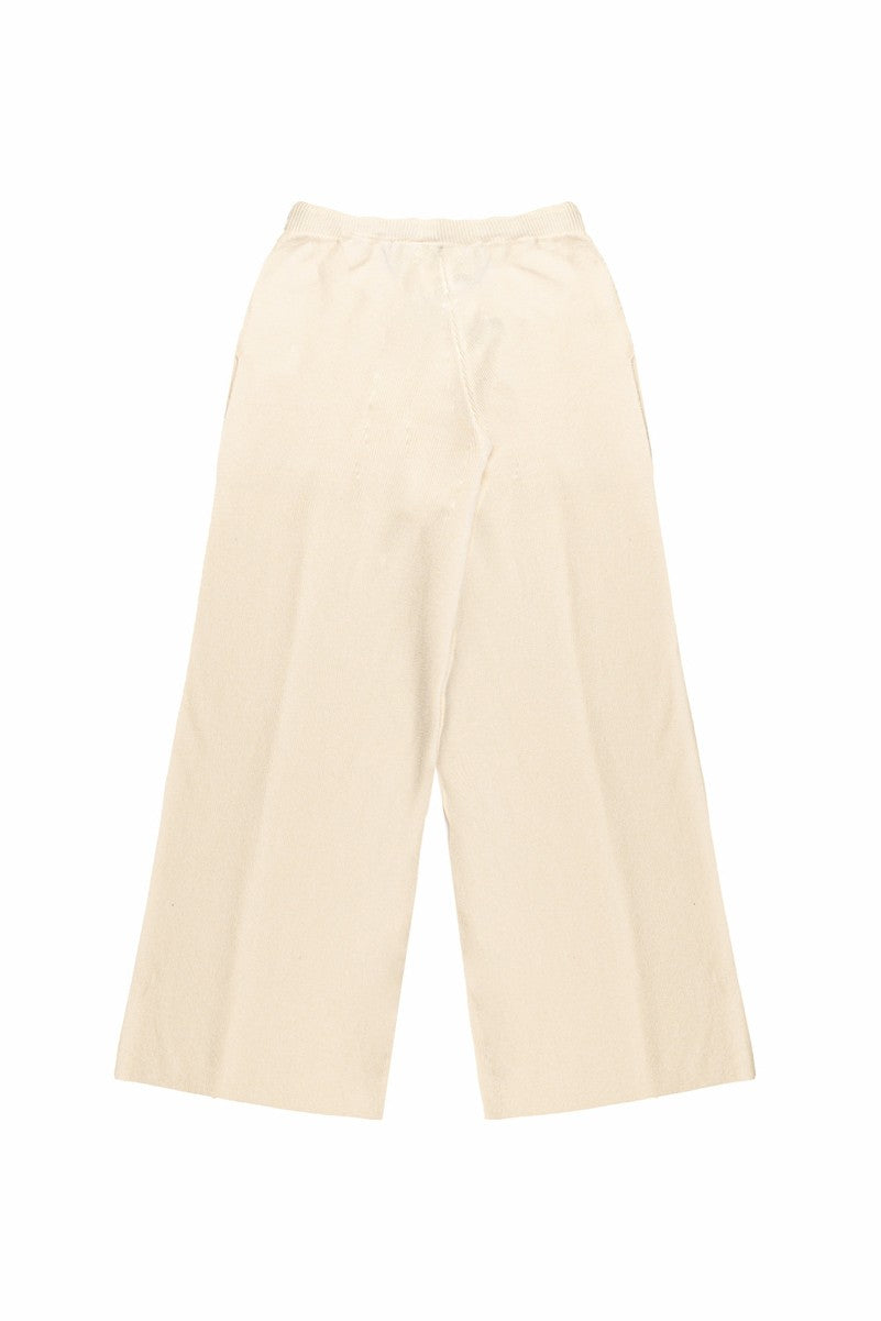 Drawstring Sweater Knit Pants