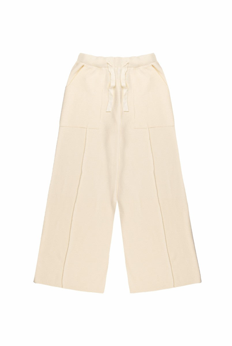 Drawstring Sweater Knit Pants