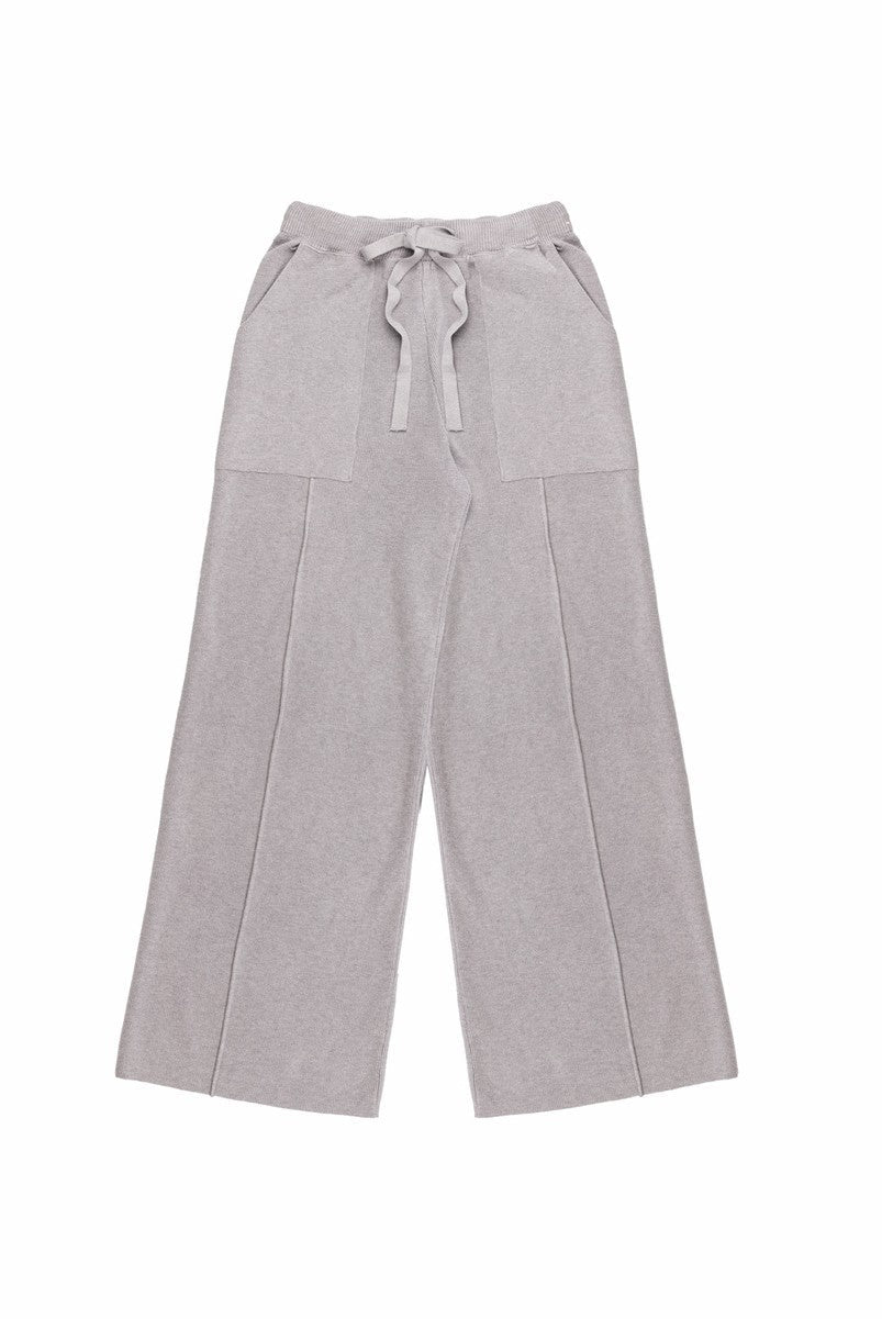 Drawstring Sweater Knit Pants