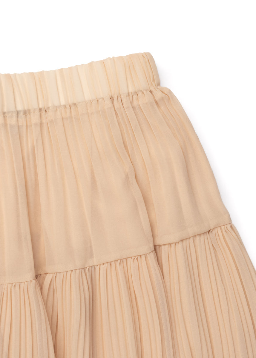 Chiffon Tiered Maxi Skirt