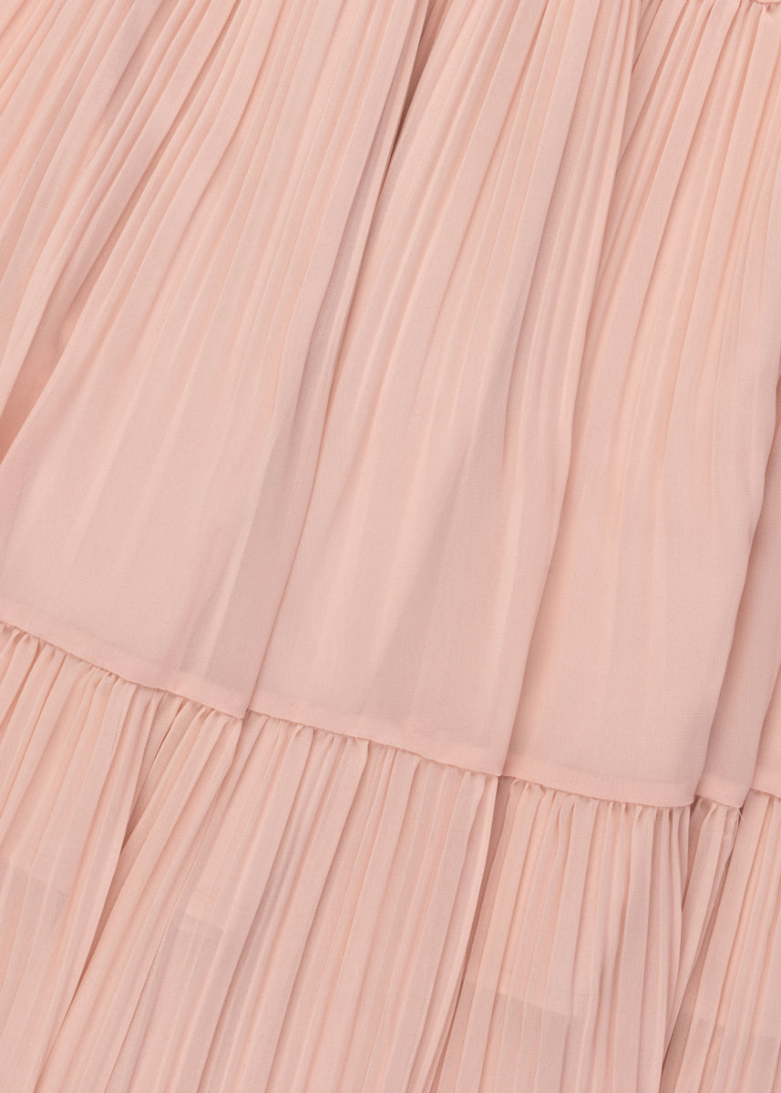 Chiffon Tiered Maxi Skirt