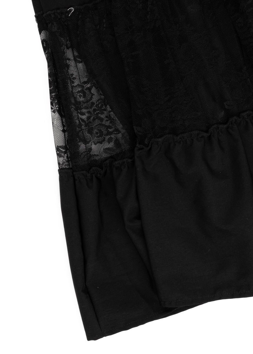 Tiered Lace Maxi Skirt