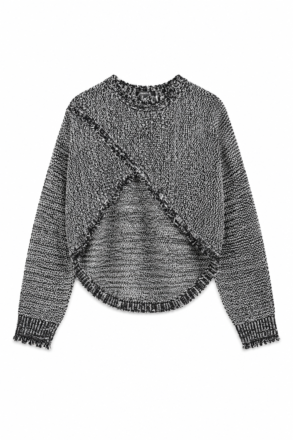 Fringe-Trim Open-Back Bolero Sweater