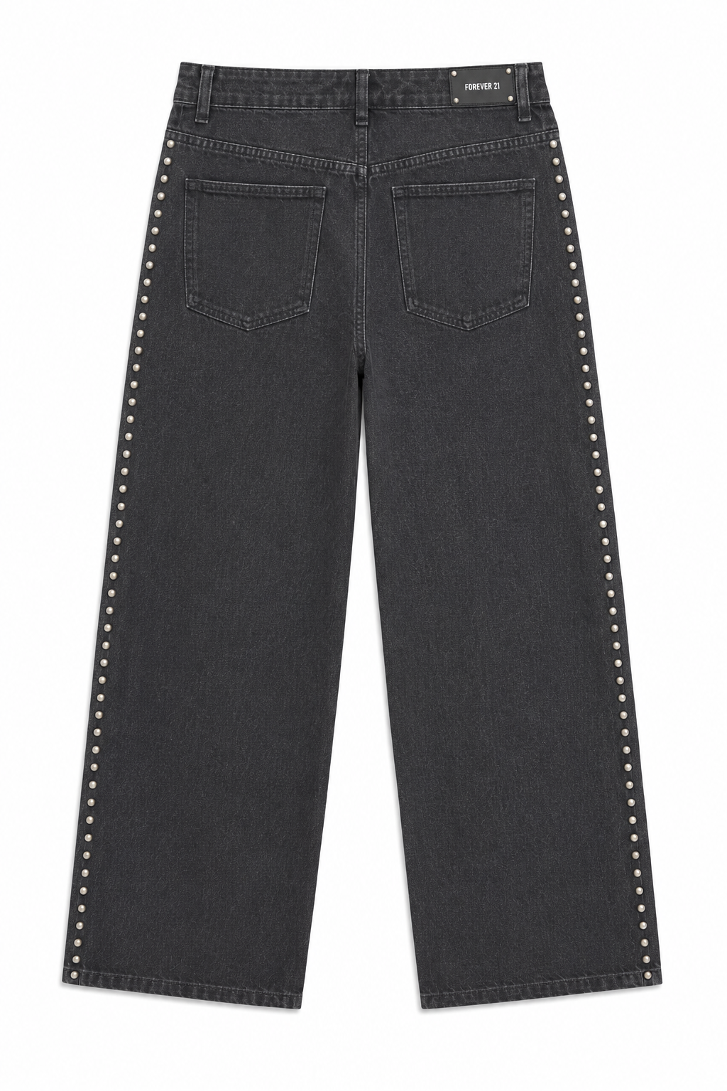 Studded Straight Leg Jeans