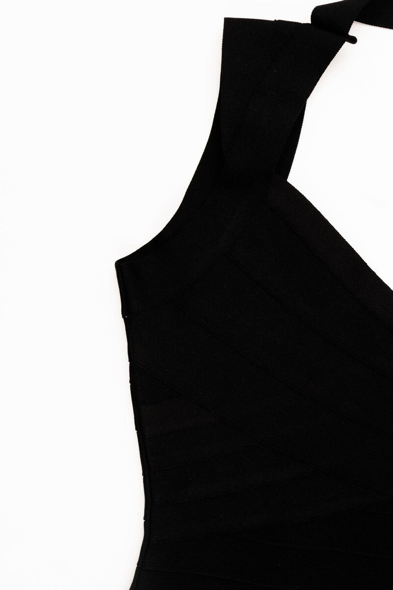 Halter Bandage Bodycon Mini Dress