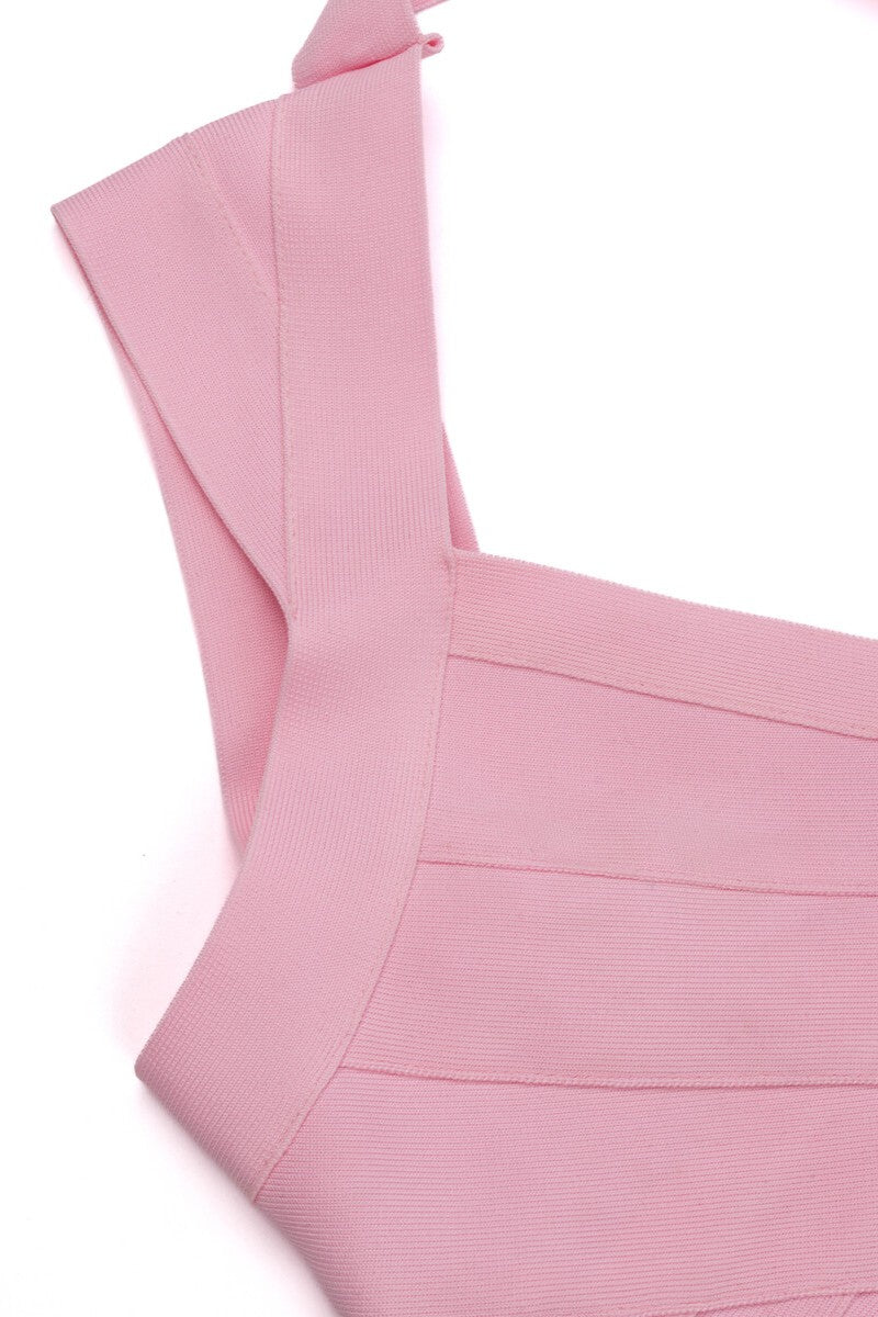 Halter Bandage Bodycon Mini Dress