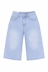 Denim Bermuda Shorts