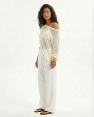 Wide Leg Pull On Pants