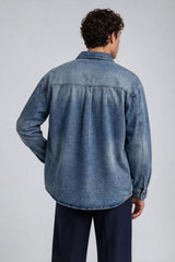 F21 Men Denim Shirt
