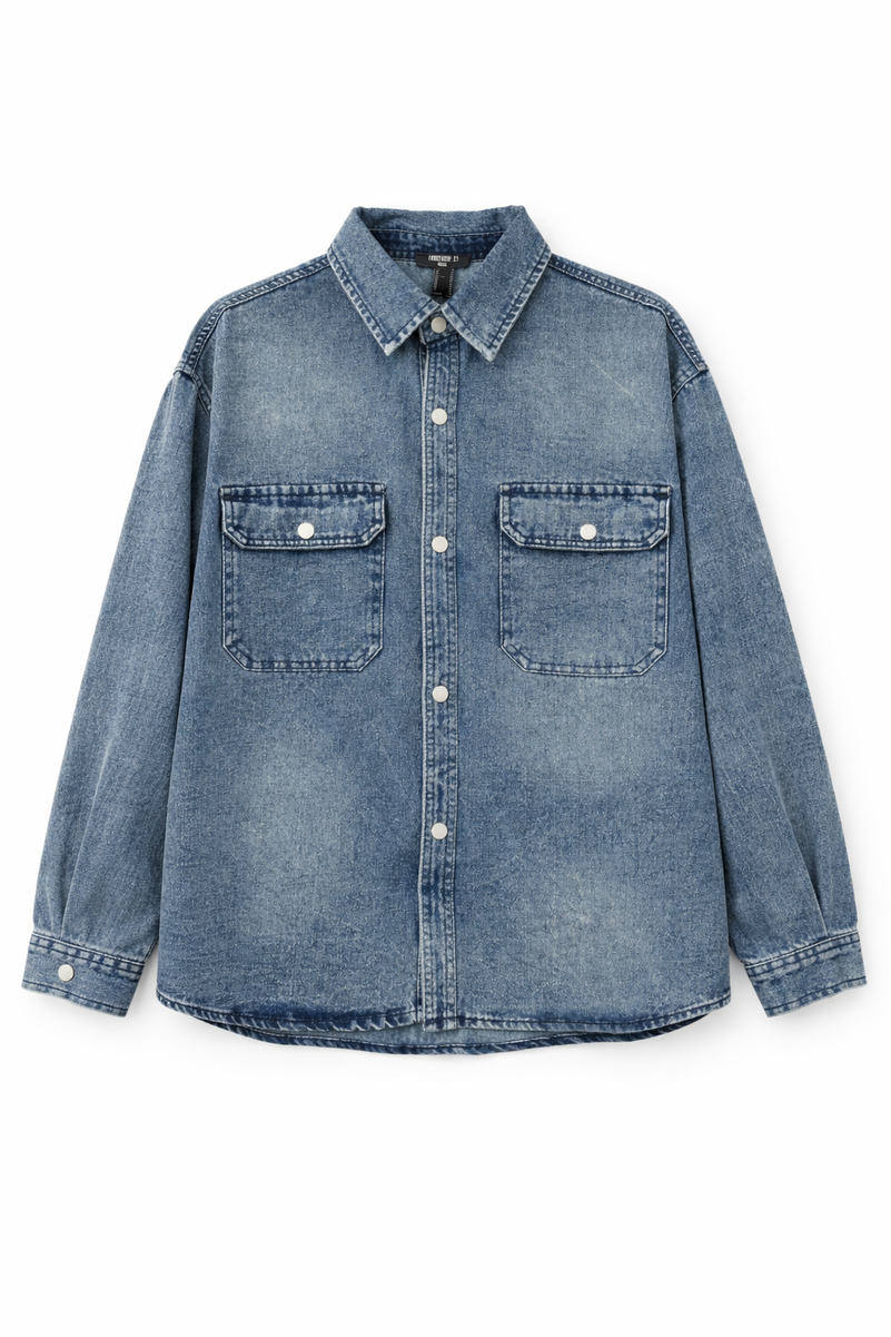 F21 Men Denim Shirt