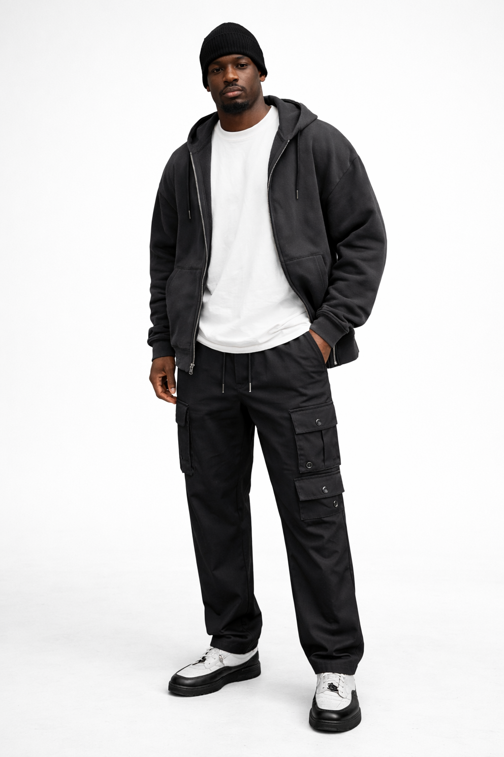 Drawstring Cargo Joggers