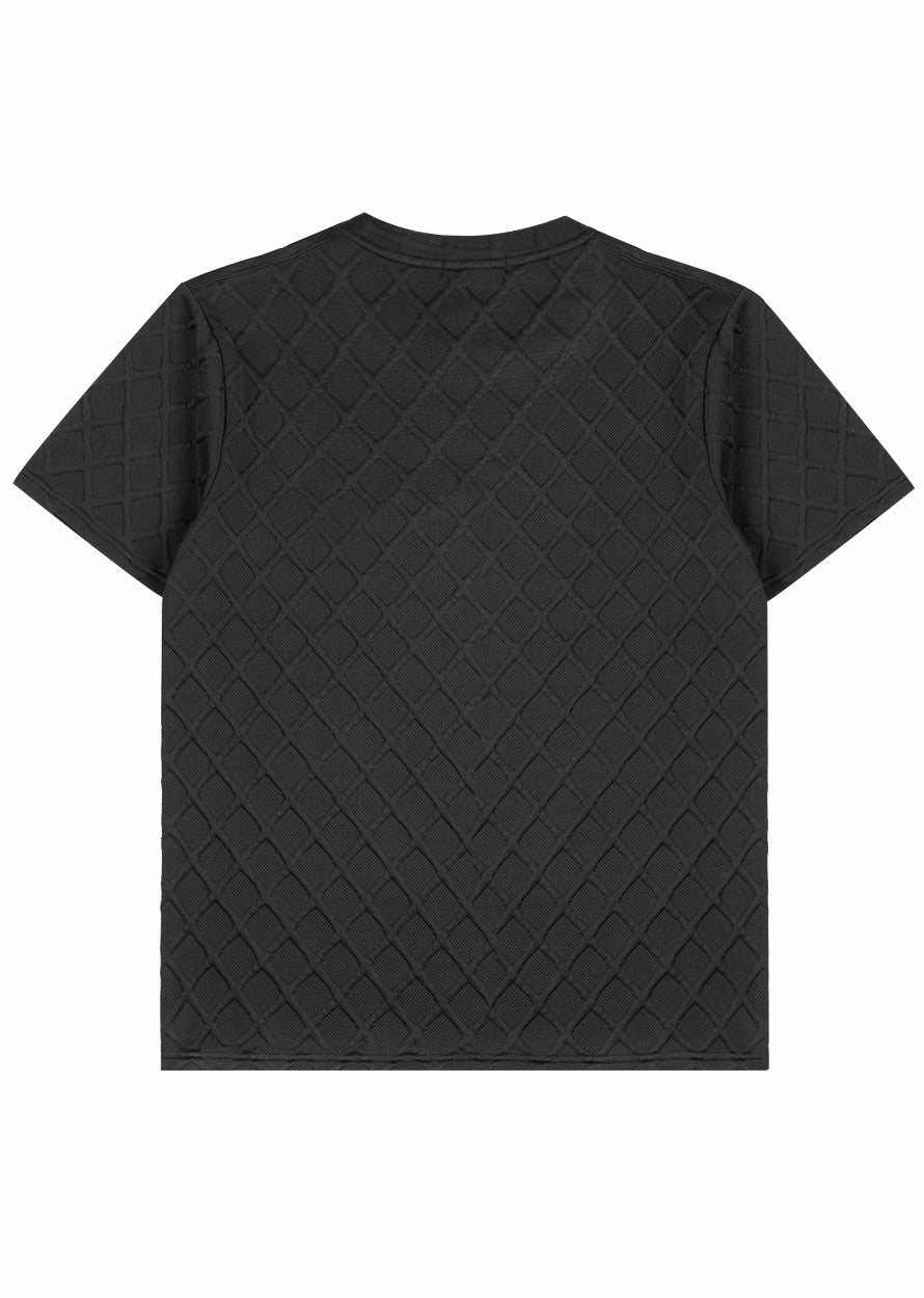 F21 Men Quilted Texture Tee
