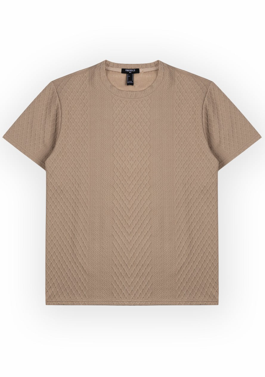 F21 Men Textured Knit Tee