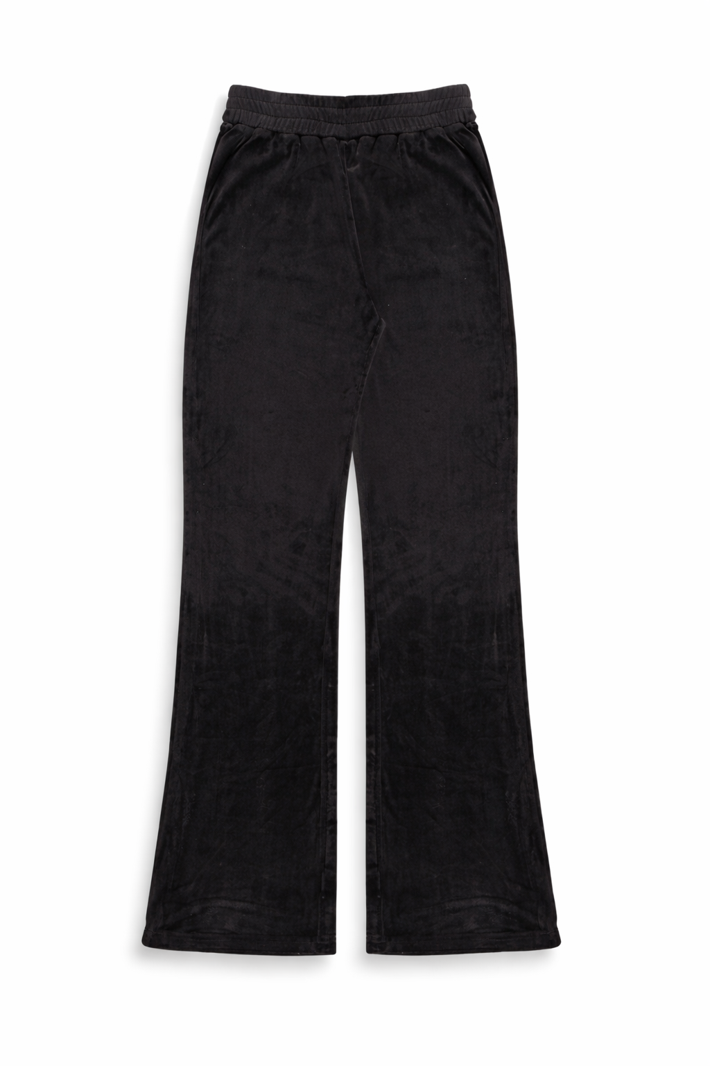 Velour Zip-Front Hoodie & Pant Set