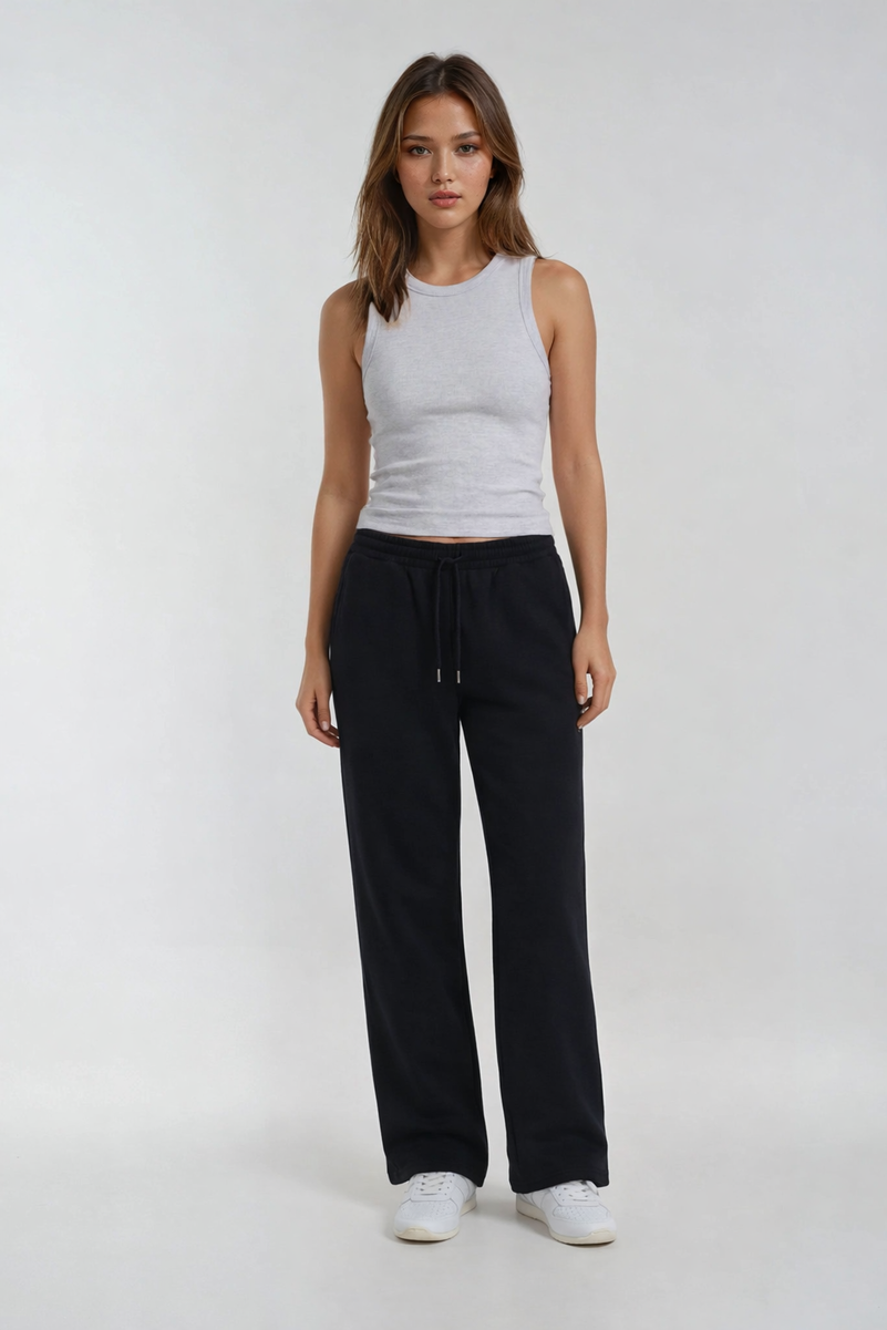 Drawstring Relaxed Fit Pants