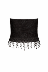 Bandeau Lace Crop Top