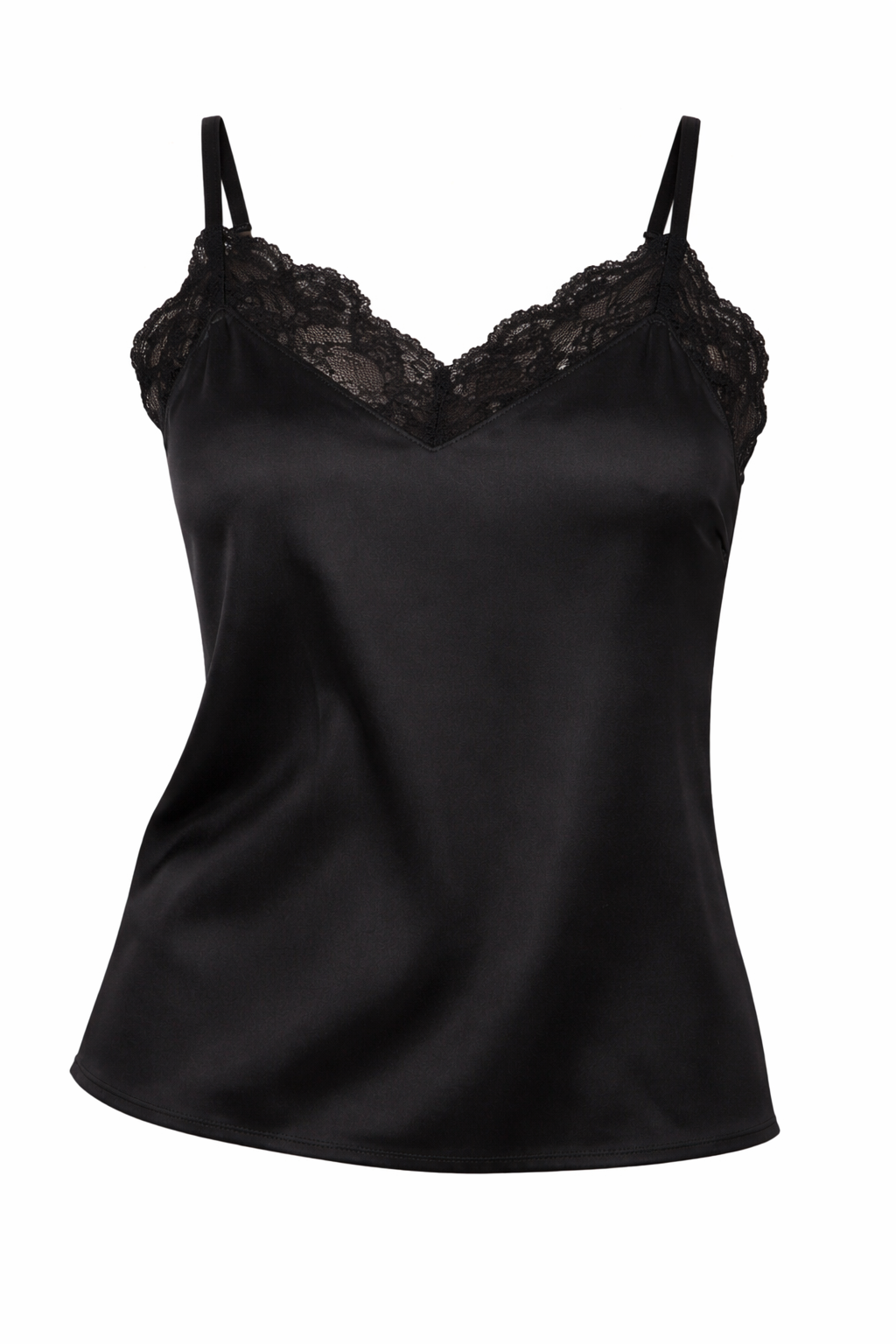 Satin & Lace Tank Top