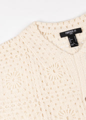 Crochet Button Front Shirt