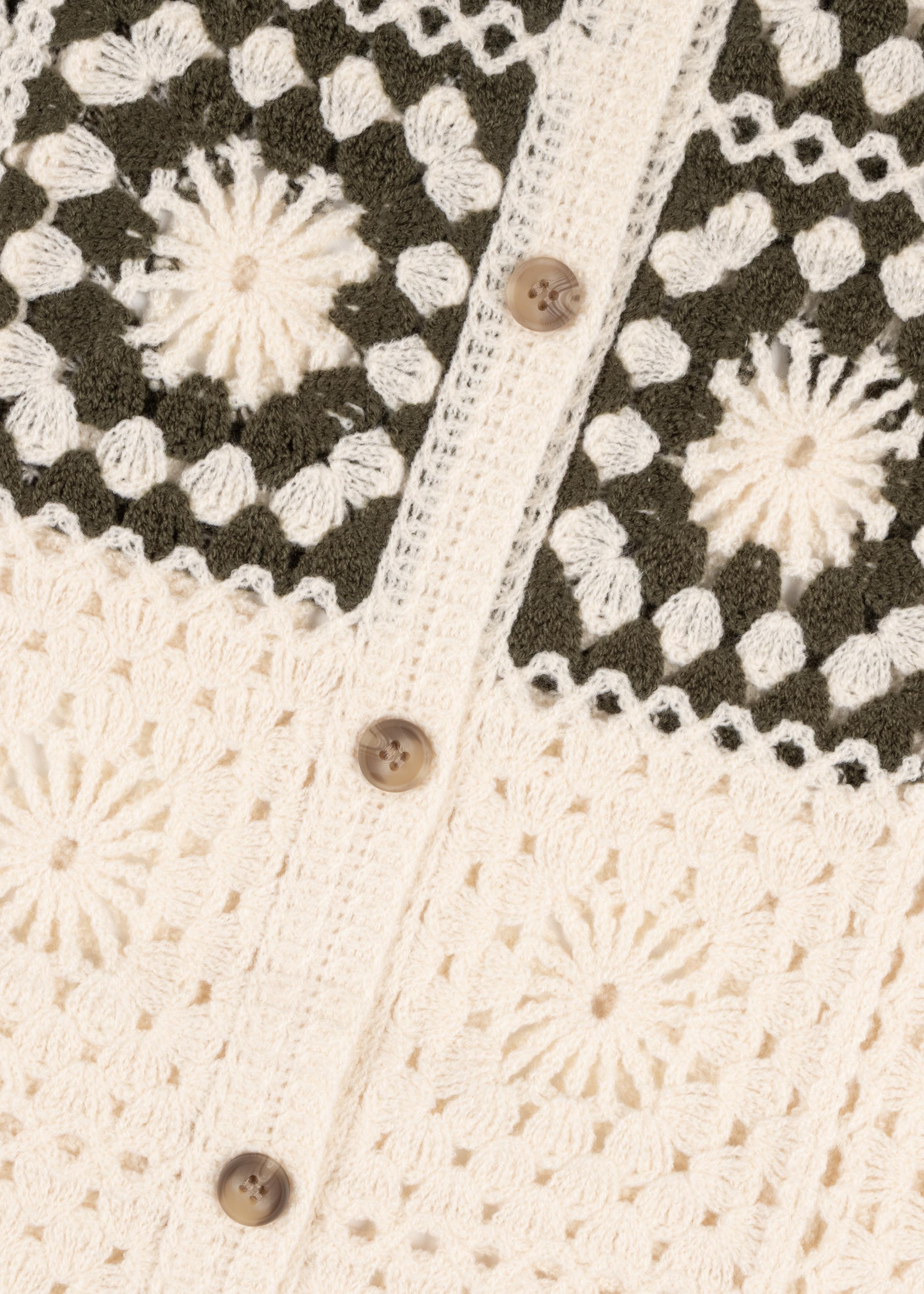 Crochet Button Front Shirt