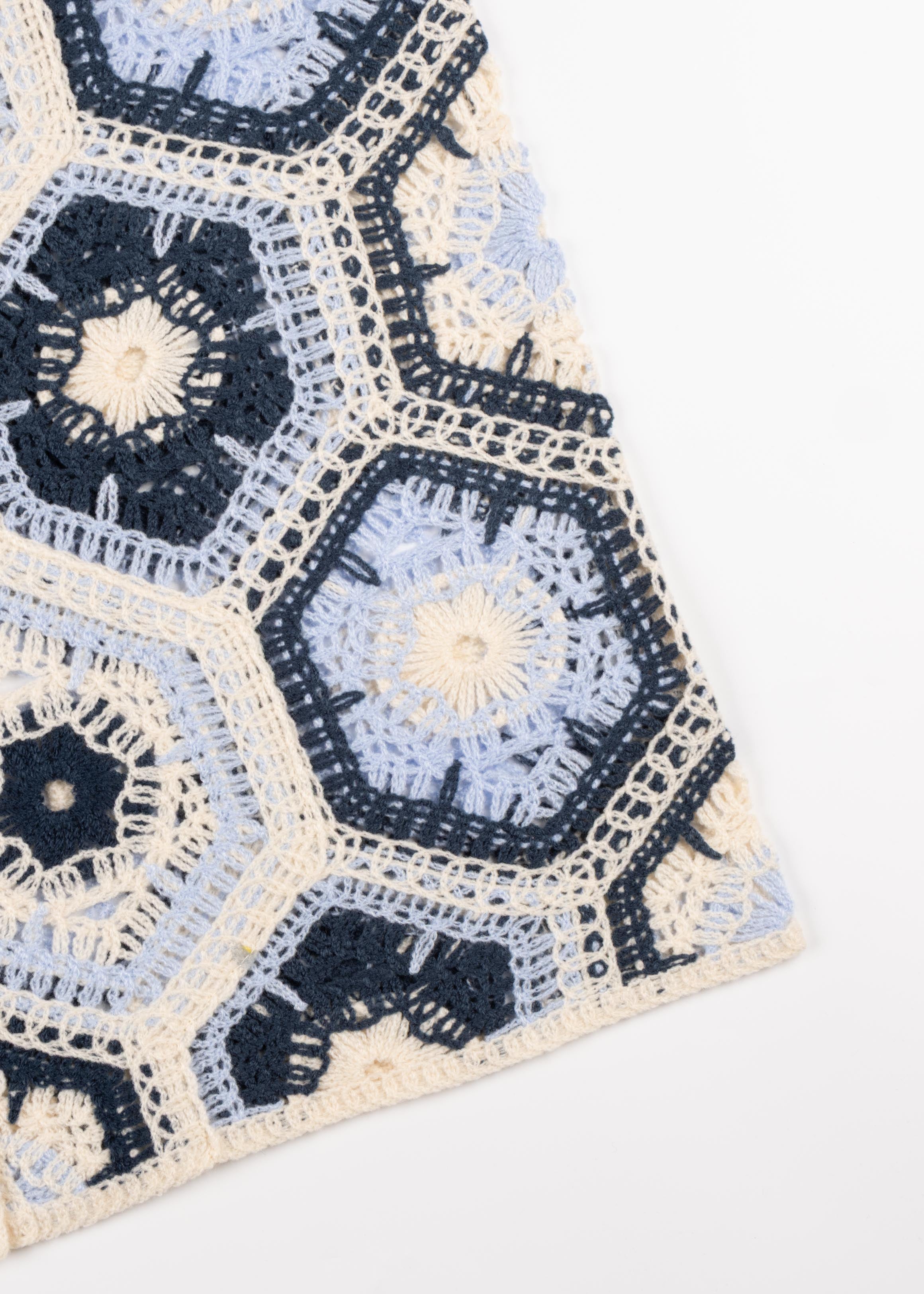 Crochet Button-Down Shirt