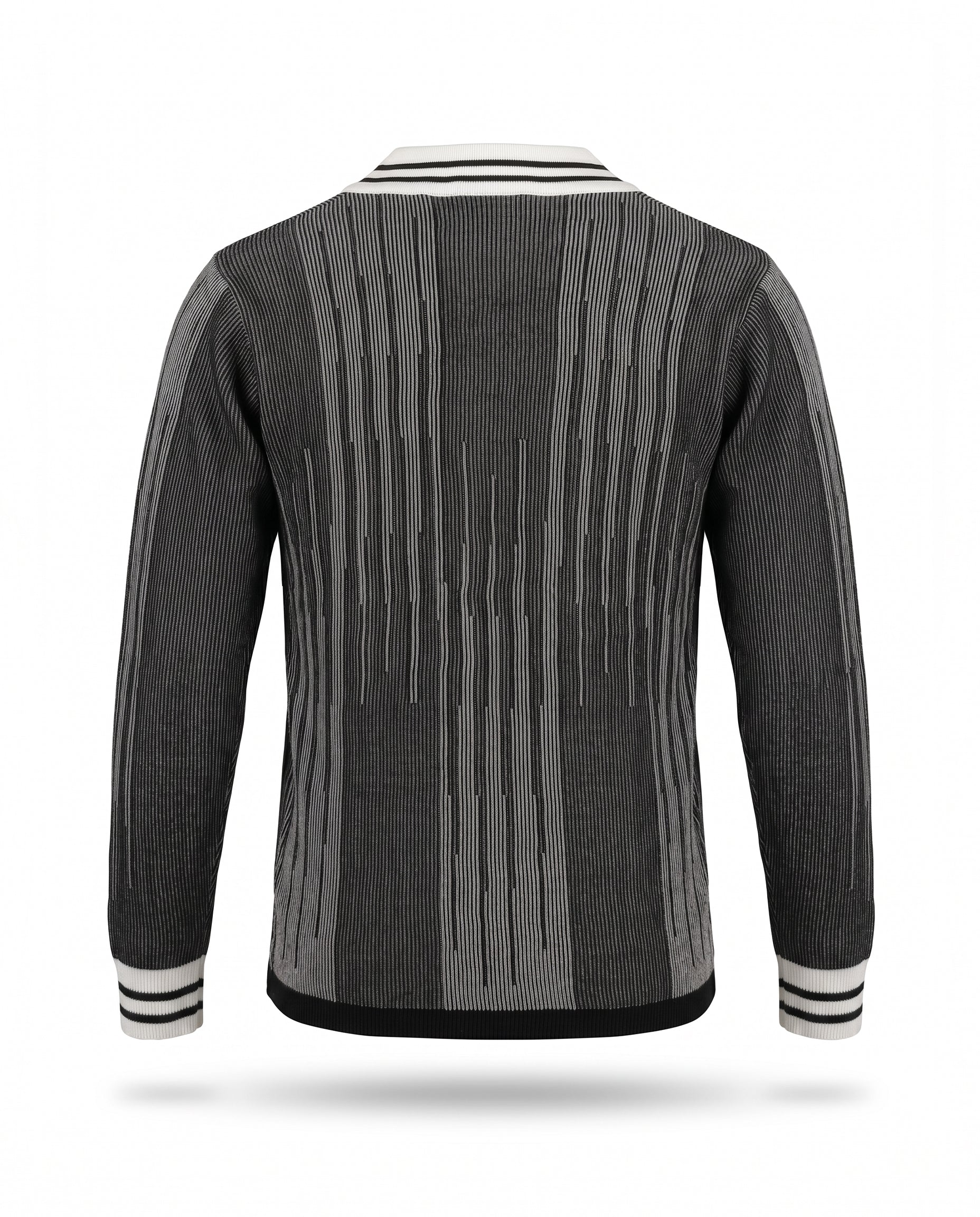 Crest Long Sleeve Knit Jersey Shirt