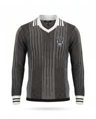 Crest Long Sleeve Knit Jersey Shirt