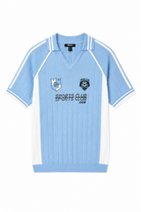 Sports Club Knit Collared Shirt