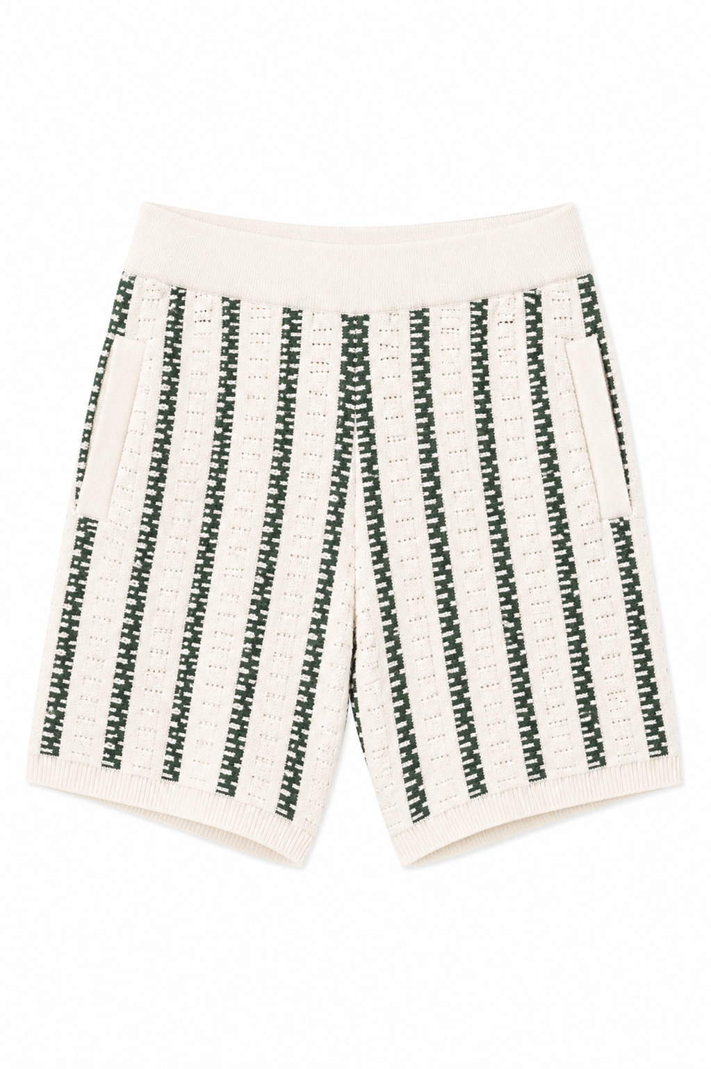 Striped Knit Shorts